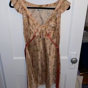 Dotty Silk Dress from Reformation like New!